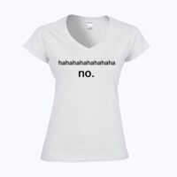 Softstyle™ women's v-neck t-shirt Thumbnail