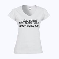 Softstyle™ women's v-neck t-shirt Thumbnail