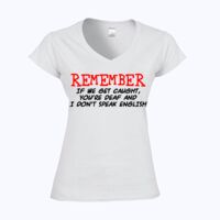 Softstyle™ women's v-neck t-shirt Thumbnail