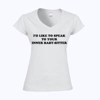 Softstyle™ women's v-neck t-shirt Thumbnail