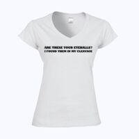 Softstyle™ women's v-neck t-shirt Thumbnail