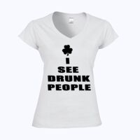 Softstyle™ women's v-neck t-shirt Thumbnail