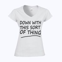 Softstyle™ women's v-neck t-shirt Thumbnail