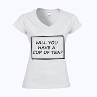 Softstyle™ women's v-neck t-shirt Thumbnail
