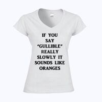 Softstyle™ women's v-neck t-shirt Thumbnail