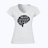 Softstyle™ women's v-neck t-shirt Thumbnail