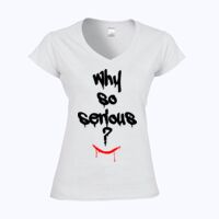 Softstyle™ women's v-neck t-shirt Thumbnail