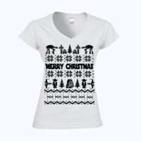 Softstyle™ women's v-neck t-shirt Thumbnail