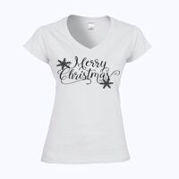 Softstyle™ women's v-neck t-shirt Thumbnail