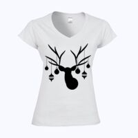 Softstyle™ women's v-neck t-shirt Thumbnail