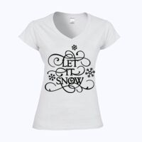 Softstyle™ women's v-neck t-shirt Thumbnail