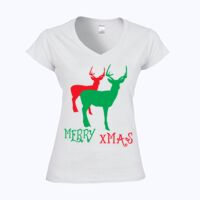 Softstyle™ women's v-neck t-shirt Thumbnail
