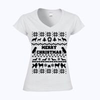 Softstyle™ women's v-neck t-shirt Thumbnail