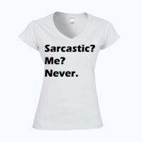 Softstyle™ women's v-neck t-shirt Thumbnail