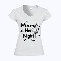 Softstyle™ women's v-neck t-shirt Thumbnail