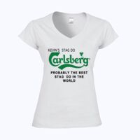 Softstyle™ women's v-neck t-shirt Thumbnail