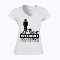 Softstyle™ women's v-neck t-shirt Thumbnail