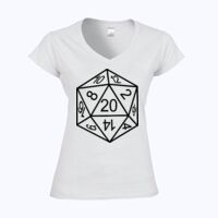 Softstyle™ women's v-neck t-shirt Thumbnail