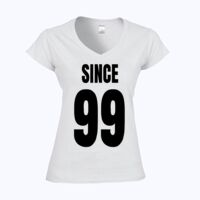 Softstyle™ women's v-neck t-shirt Thumbnail