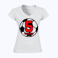Softstyle™ women's v-neck t-shirt Thumbnail
