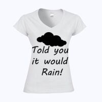Softstyle™ women's v-neck t-shirt Thumbnail