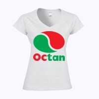 Softstyle™ women's v-neck t-shirt Thumbnail