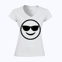 Softstyle™ women's v-neck t-shirt Thumbnail
