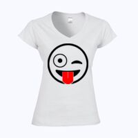 Softstyle™ women's v-neck t-shirt Thumbnail