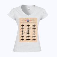 Softstyle™ women's v-neck t-shirt Thumbnail