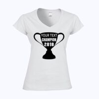 Softstyle™ women's v-neck t-shirt Thumbnail