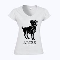 Softstyle™ women's v-neck t-shirt Thumbnail