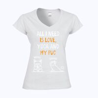 Softstyle™ women's v-neck t-shirt Thumbnail