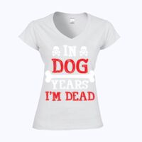 Softstyle™ women's v-neck t-shirt Thumbnail