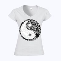 Softstyle™ women's v-neck t-shirt Thumbnail