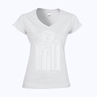 Softstyle™ women's v-neck t-shirt Thumbnail