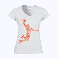 Softstyle™ women's v-neck t-shirt Thumbnail