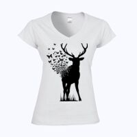 Softstyle™ women's v-neck t-shirt Thumbnail