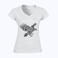 Softstyle™ women's v-neck t-shirt Thumbnail