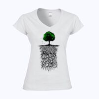 Softstyle™ women's v-neck t-shirt Thumbnail