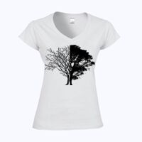Softstyle™ women's v-neck t-shirt Thumbnail