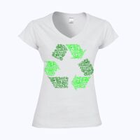 Softstyle™ women's v-neck t-shirt Thumbnail