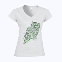 Softstyle™ women's v-neck t-shirt Thumbnail