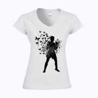 Softstyle™ women's v-neck t-shirt Thumbnail