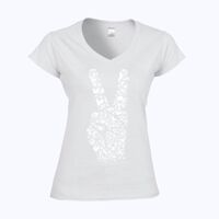 Softstyle™ women's v-neck t-shirt Thumbnail