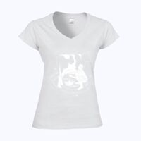 Softstyle™ women's v-neck t-shirt Thumbnail