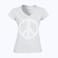 Softstyle™ women's v-neck t-shirt Thumbnail