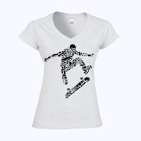 Softstyle™ women's v-neck t-shirt Thumbnail