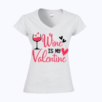 Softstyle™ women's v-neck t-shirt Thumbnail