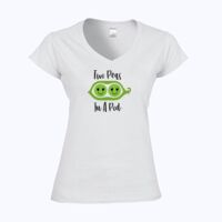 Softstyle™ women's v-neck t-shirt Thumbnail