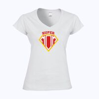 Softstyle™ women's v-neck t-shirt Thumbnail